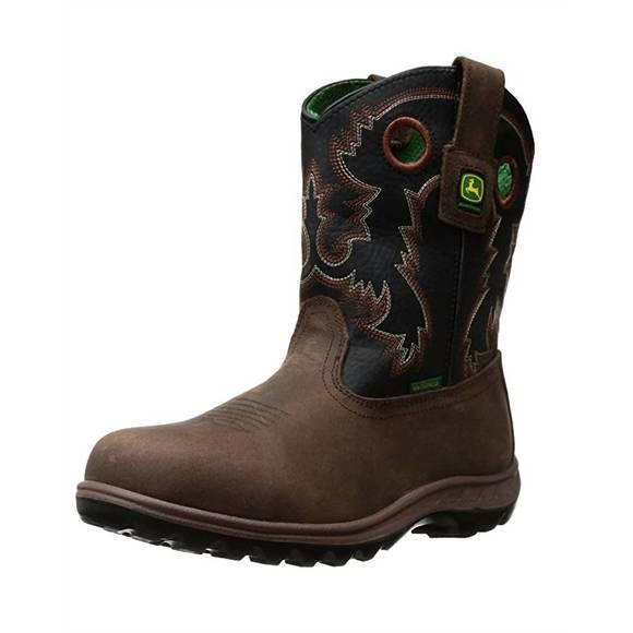John Deere Shoes New John Deere Kids Western Boot Medium In Dark